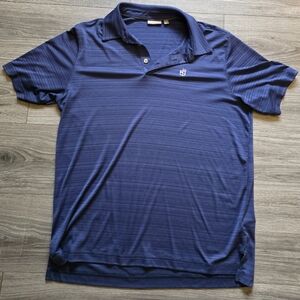 Ashworth Deep Blue Polo Shirt